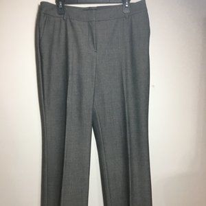 Apt 9 Curvy Fit Trouser Leg Pants Size 12 Grey